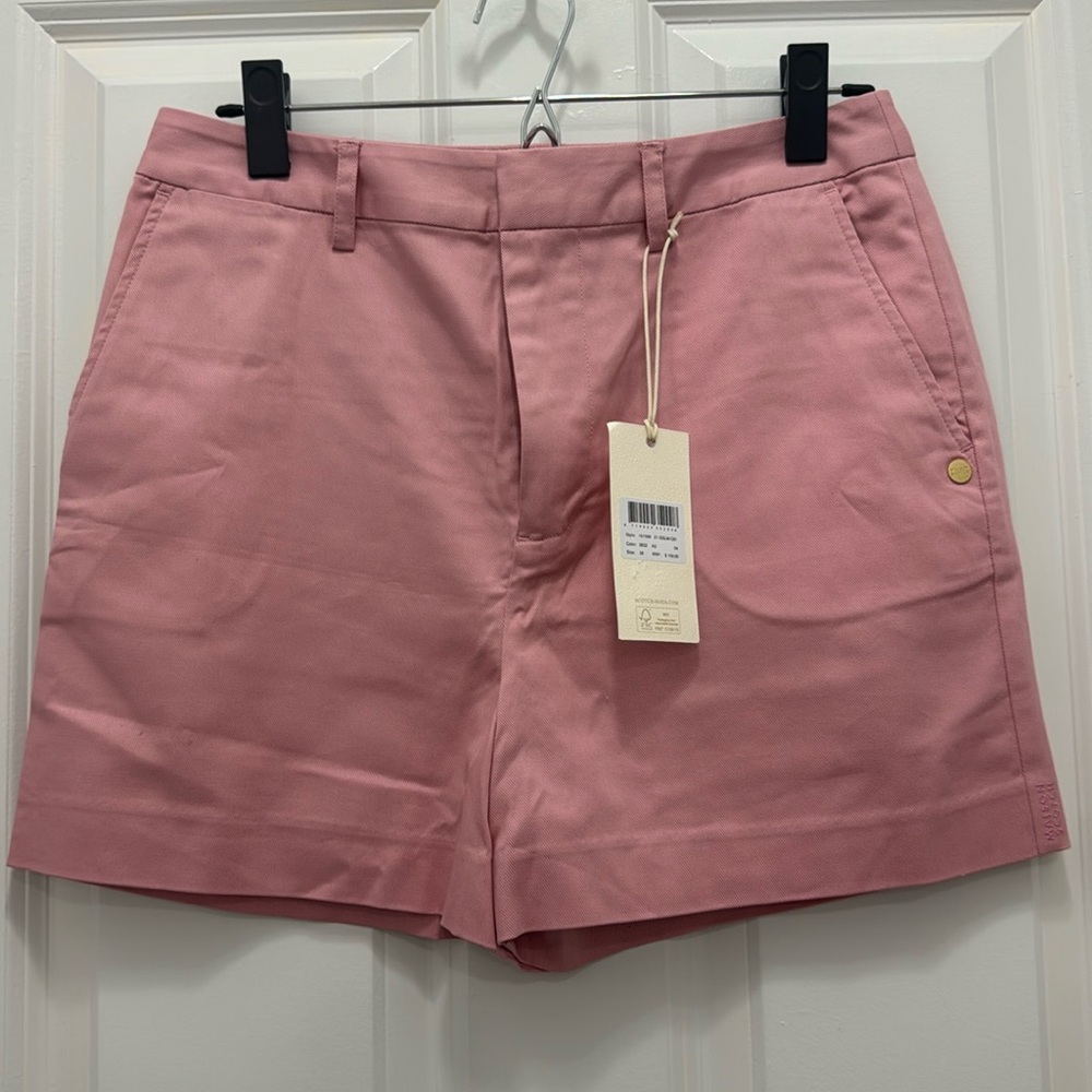 NWT Scotch and Soda Pink Shorts Size 28